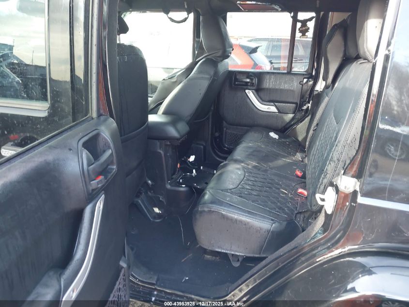 2017 Jeep Wrangler Unlimited Sahara 4X4 VIN: 1C4BJWEG9HL507214 Lot: 43953928