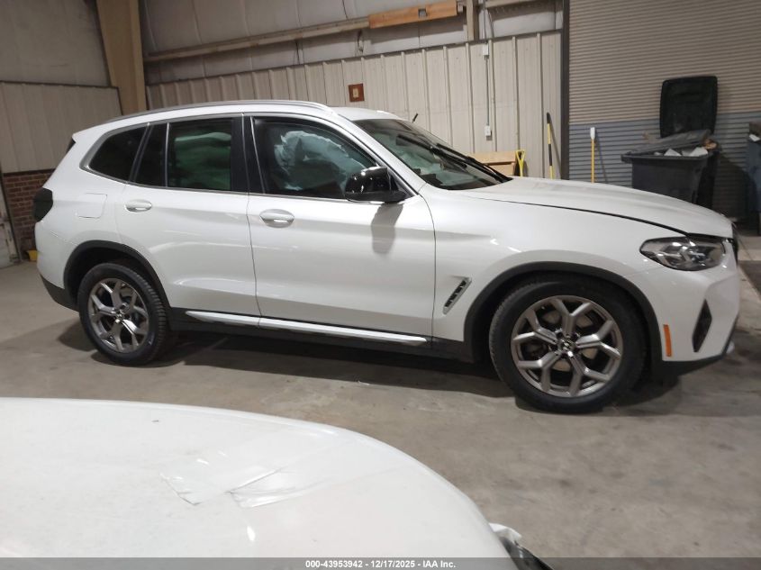 2023 BMW X3 Sdrive30I VIN: WBX47DP00PN201536 Lot: 43953942