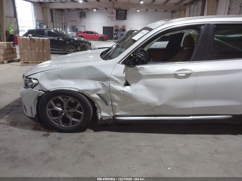 2023 BMW X3 Sdrive30I VIN: WBX47DP00PN201536 Lot: 43953942