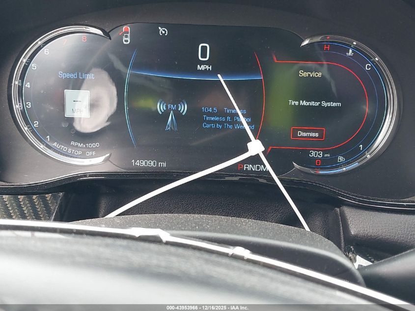 2016 Cadillac Cts Performance Collection VIN: 1G6AS5SS8G0197233 Lot: 43953966