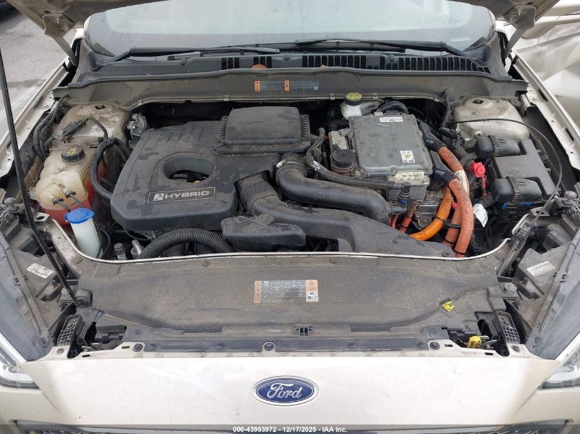 2019 Ford Fusion Hybrid Titanium VIN: 3FA6P0RU4KR235568 Lot: 43953972