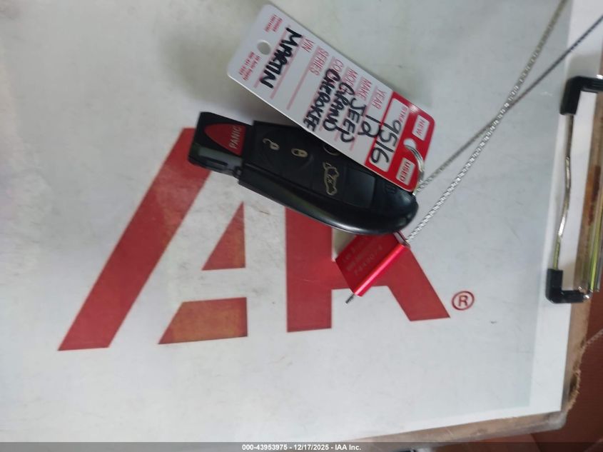 2012 Jeep Grand Cherokee Overland VIN: 1C4RJFCG4CC114912 Lot: 43953975