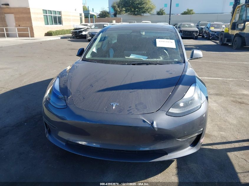 2023 Tesla Model 3 Rear-Wheel Drive VIN: 5YJ3E1EA3PF698850 Lot: 43953978