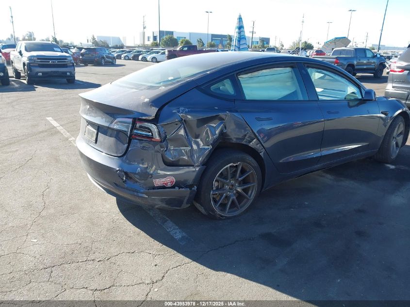 2023 Tesla Model 3 Rear-Wheel Drive VIN: 5YJ3E1EA3PF698850 Lot: 43953978
