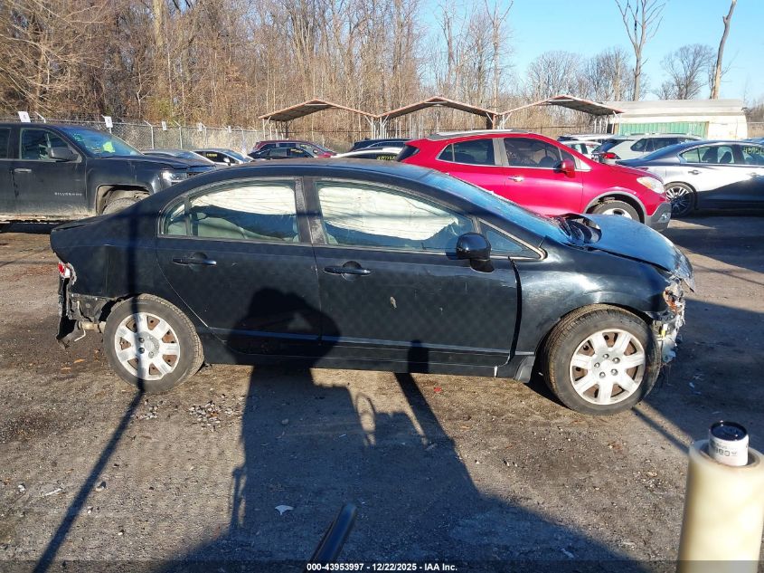 2008 Honda Civic Lx VIN: 2HGFA15548H344831 Lot: 43953997