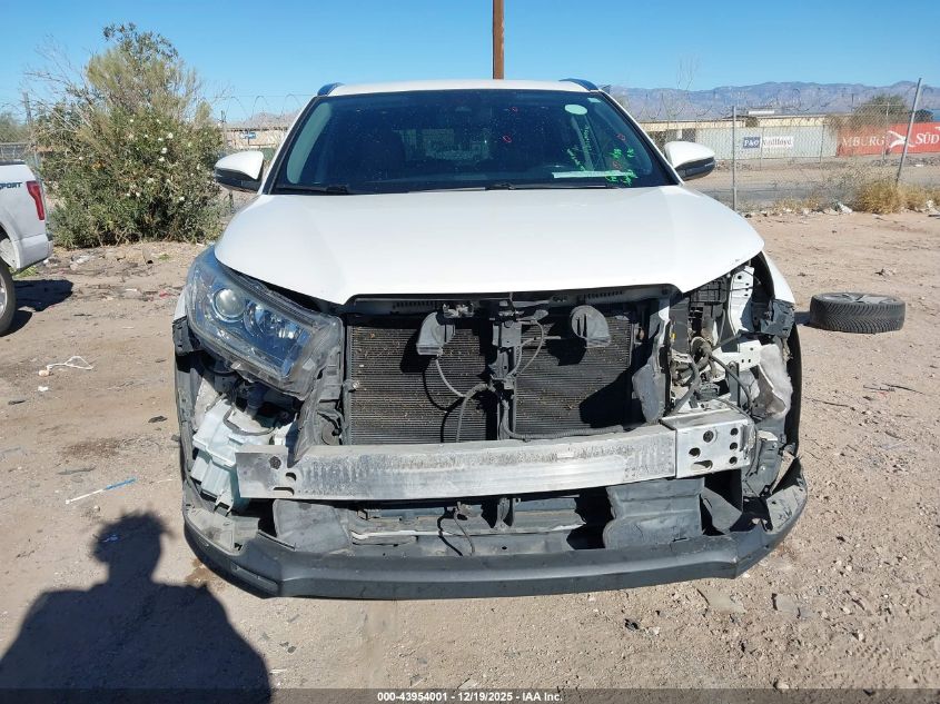 2017 Toyota Highlander Limited VIN: 5TDDZRFH4HS406526 Lot: 43954001