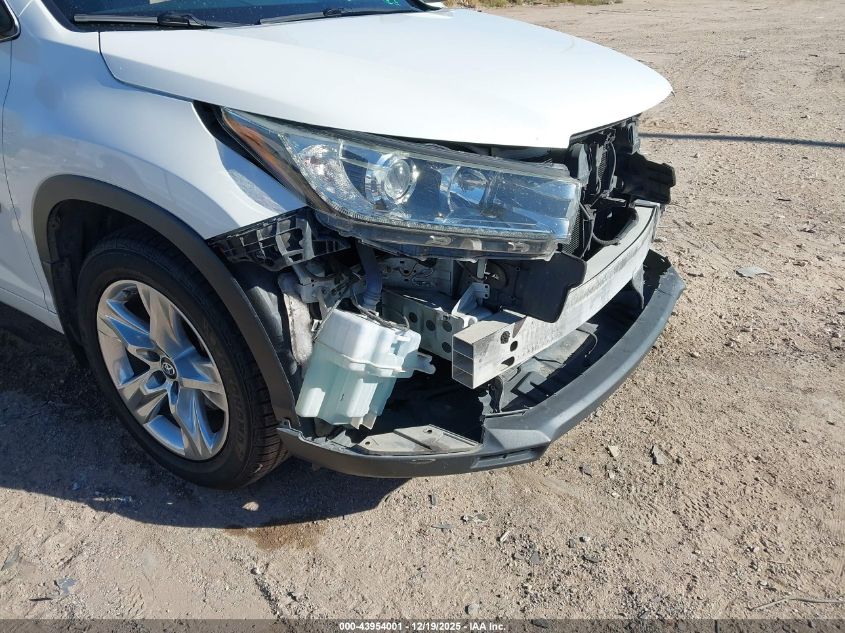 2017 Toyota Highlander Limited VIN: 5TDDZRFH4HS406526 Lot: 43954001