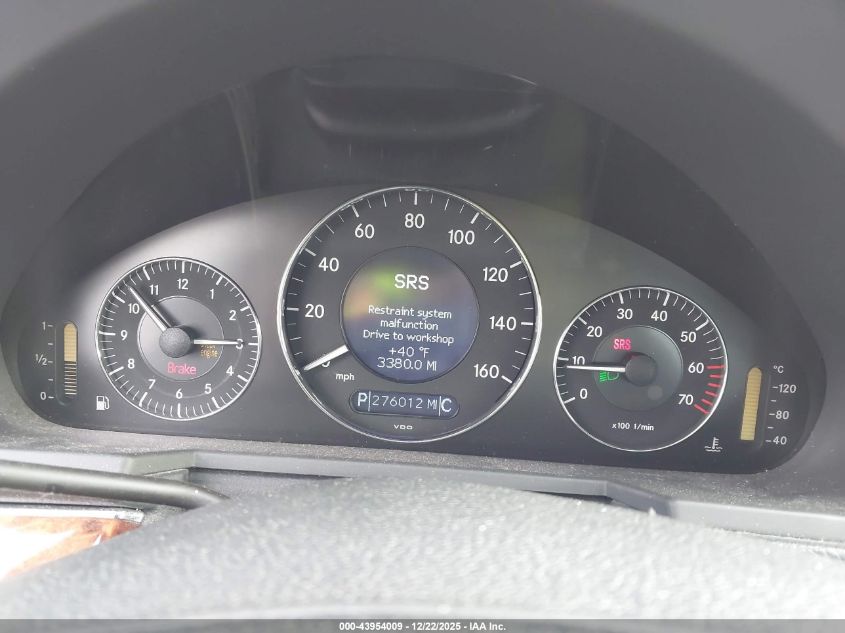 2005 Mercedes-Benz E 320 4Matic VIN: WDBUF82J05X180078 Lot: 43954009