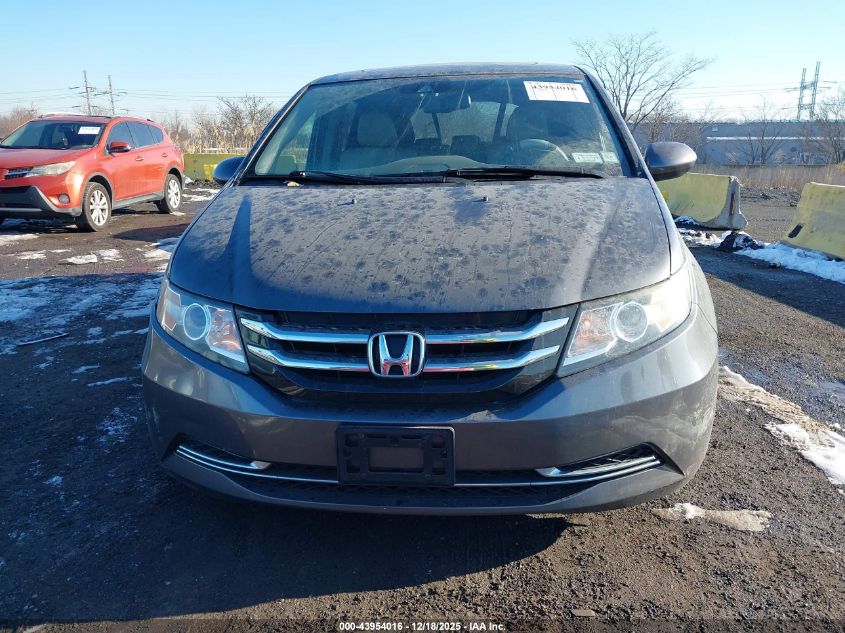 2017 Honda Odyssey Ex-L VIN: 5FNRL5H67HB001180 Lot: 43954016