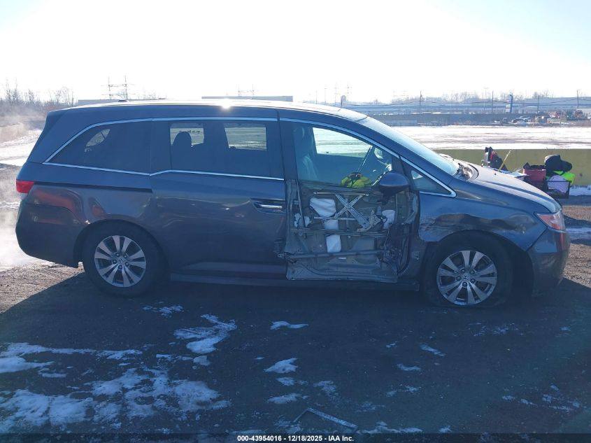 2017 Honda Odyssey Ex-L VIN: 5FNRL5H67HB001180 Lot: 43954016