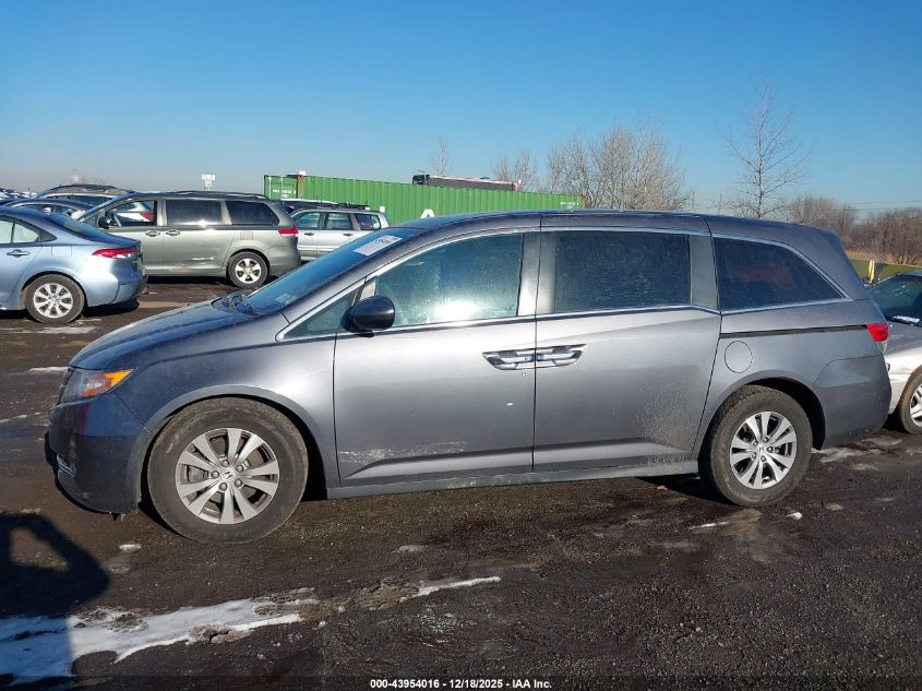 2017 Honda Odyssey Ex-L VIN: 5FNRL5H67HB001180 Lot: 43954016