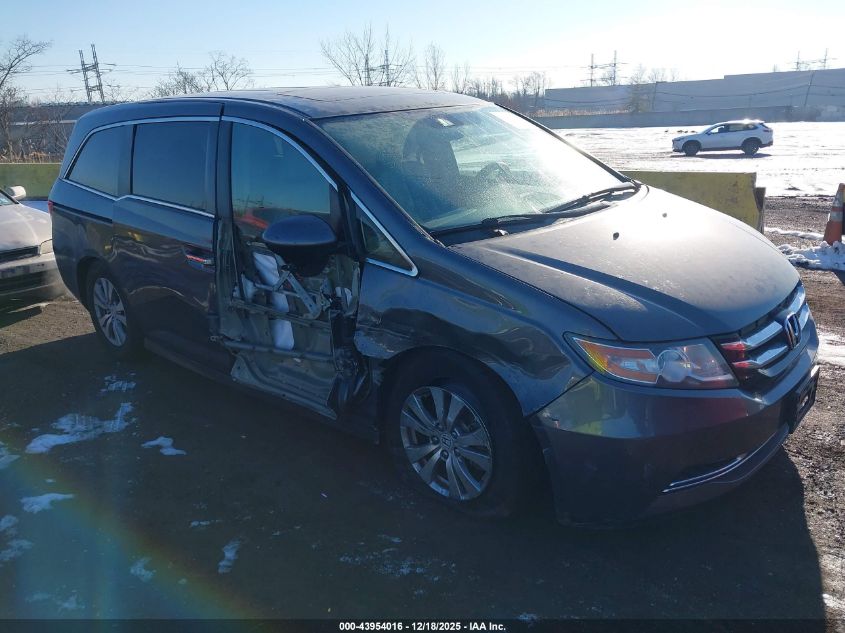 2017 Honda Odyssey Ex-L VIN: 5FNRL5H67HB001180 Lot: 43954016