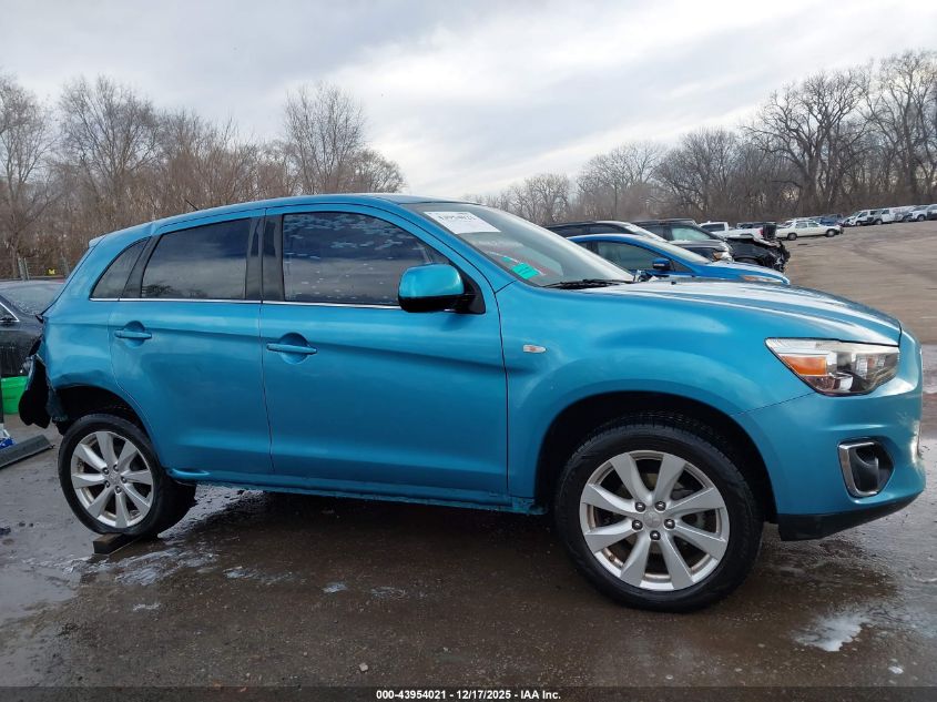2013 Mitsubishi Outlander Sport Se VIN: 4A4AP4AU1DE010420 Lot: 43954021