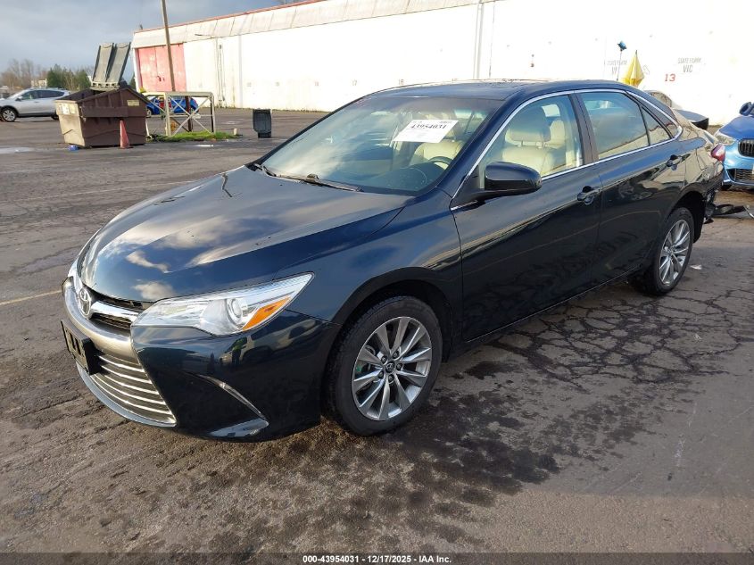 2016 Toyota Camry Xle VIN: 4T1BF1FK8GU614539 Lot: 43954031