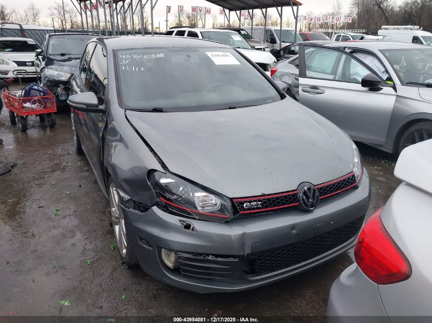 2012 Volkswagen Gti 2-Door VIN: WVWED7AJ3CW096072 Lot: 43954081