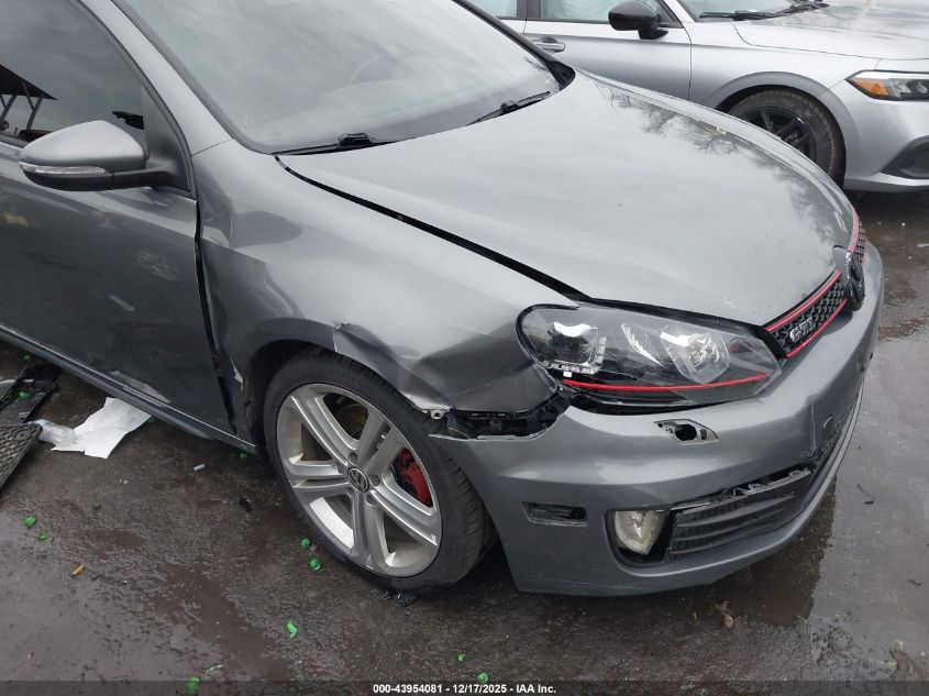 2012 Volkswagen Gti 2-Door VIN: WVWED7AJ3CW096072 Lot: 43954081