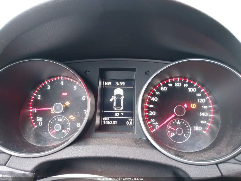 2012 Volkswagen Gti 2-Door VIN: WVWED7AJ3CW096072 Lot: 43954081