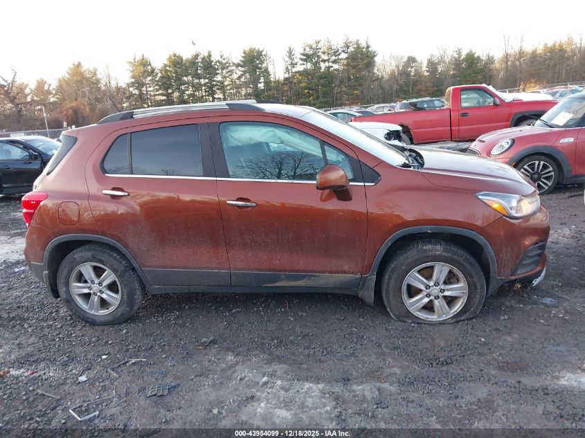 2019 Chevrolet Trax Lt VIN: 3GNCJPSB6KL262992 Lot: 43954099