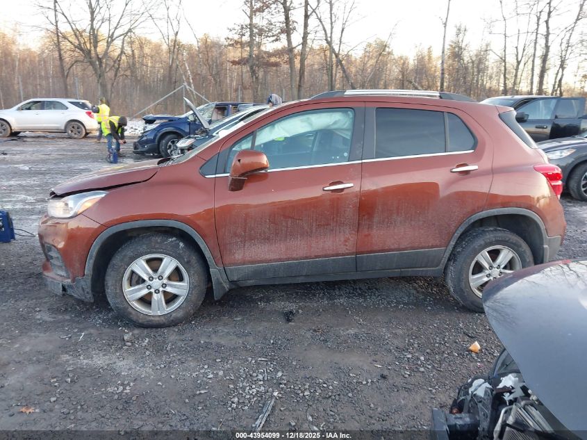 2019 Chevrolet Trax Lt VIN: 3GNCJPSB6KL262992 Lot: 43954099
