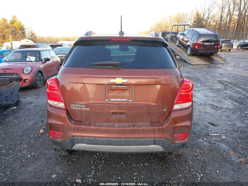 2019 Chevrolet Trax Lt VIN: 3GNCJPSB6KL262992 Lot: 43954099