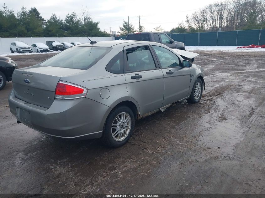 2008 Ford Focus Se/Ses VIN: 1FAHP35N78W165305 Lot: 43954101