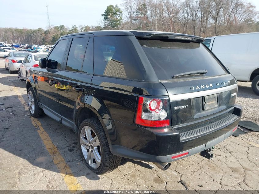 2013 Land Rover Range Rover Sport Hse VIN: SALSK2D45DA807926 Lot: 43954110