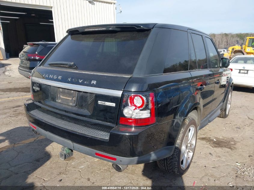 2013 Land Rover Range Rover Sport Hse VIN: SALSK2D45DA807926 Lot: 43954110