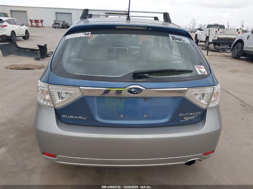 2009 Subaru Impreza Outback Sport VIN: JF1GH63659H800050 Lot: 43954122