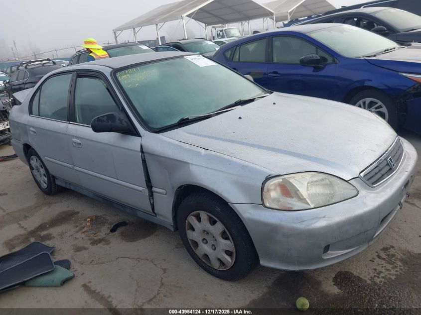 2000 Honda Civic Value Package VIN: 2HGEJ6614YH510351 Lot: 43954124