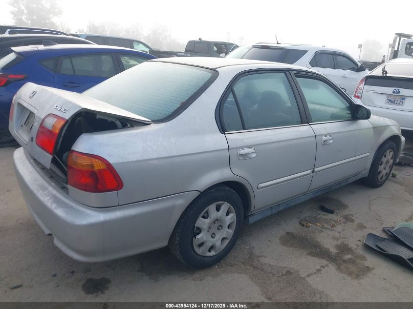 2000 Honda Civic Value Package VIN: 2HGEJ6614YH510351 Lot: 43954124