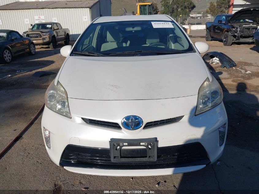 2013 Toyota Prius Three VIN: JTDKN3DU2D0337543 Lot: 43954132