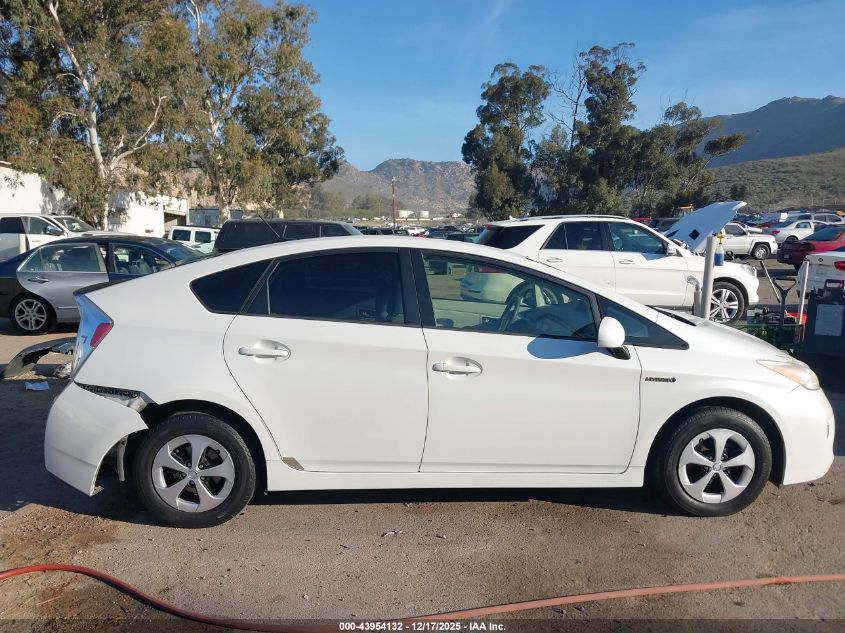 2013 Toyota Prius Three VIN: JTDKN3DU2D0337543 Lot: 43954132