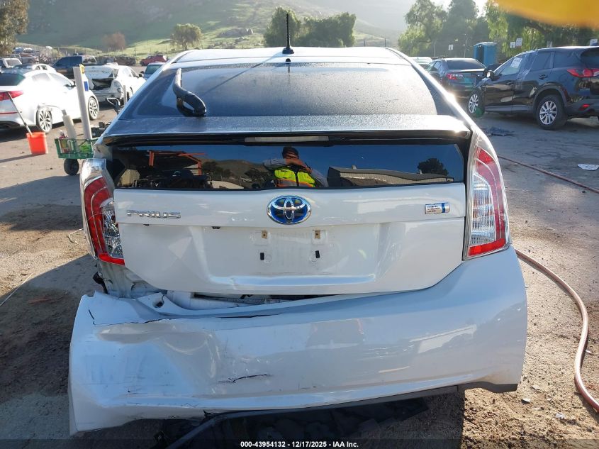 2013 Toyota Prius Three VIN: JTDKN3DU2D0337543 Lot: 43954132