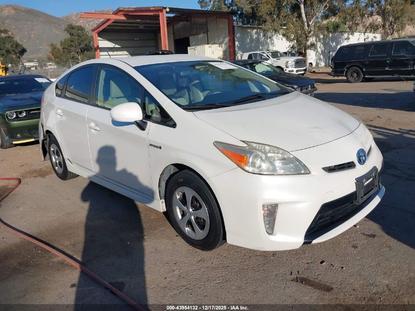 2013 Toyota Prius Three VIN: JTDKN3DU2D0337543 Lot: 43954132
