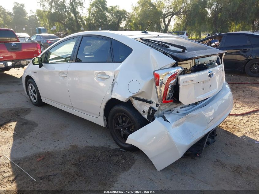 2013 Toyota Prius Three VIN: JTDKN3DU2D0337543 Lot: 43954132