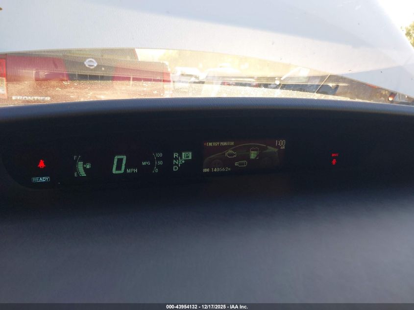 2013 Toyota Prius Three VIN: JTDKN3DU2D0337543 Lot: 43954132