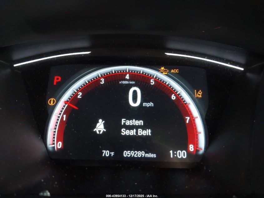 2020 Honda Civic Sport VIN: SHHFK7H46LU219893 Lot: 43954133