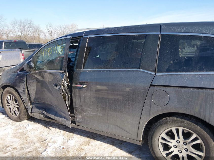 2013 Honda Odyssey Ex-L VIN: 5FNRL5H63DB050693 Lot: 43954135