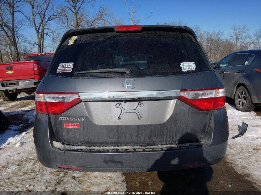 2013 Honda Odyssey Ex-L VIN: 5FNRL5H63DB050693 Lot: 43954135