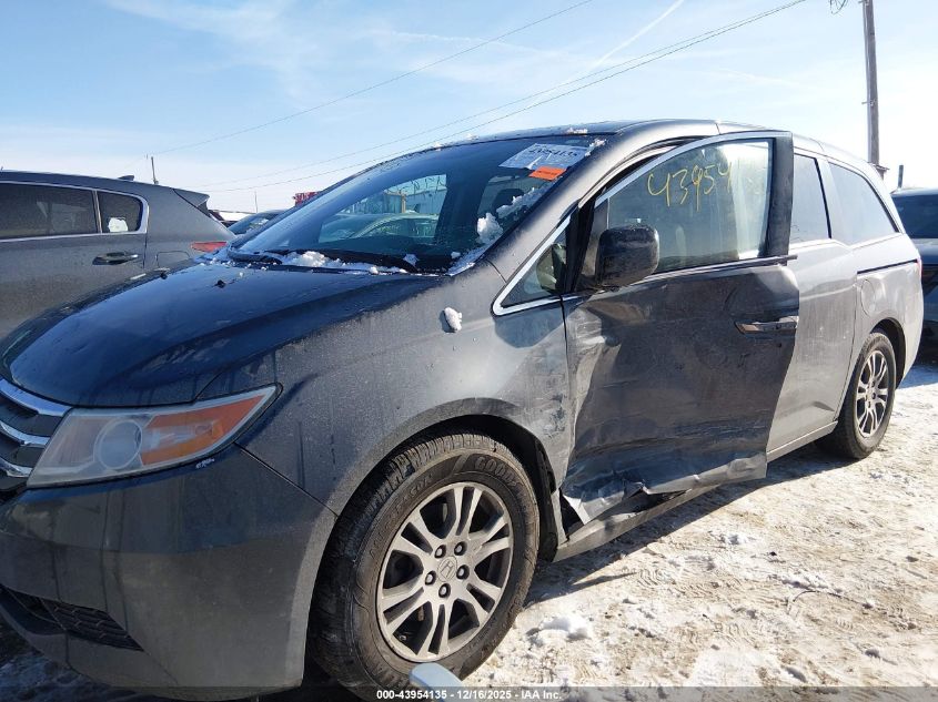 2013 Honda Odyssey Ex-L VIN: 5FNRL5H63DB050693 Lot: 43954135