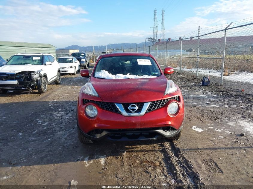2015 Nissan Juke Sv VIN: JN8AF5MV6FT561742 Lot: 43954150
