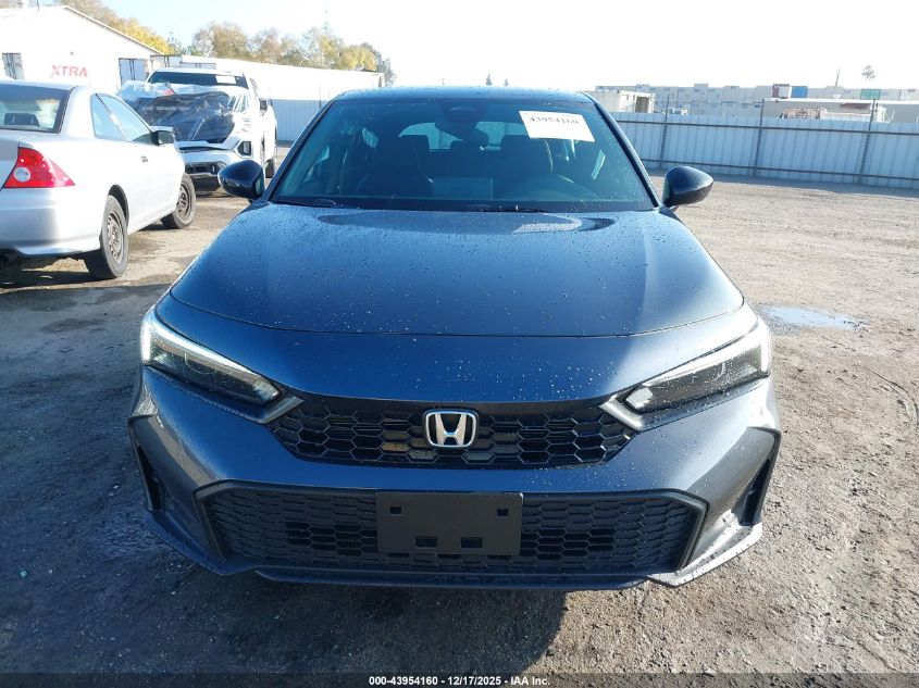 2026 Honda Civic Sport VIN: 19XFL2H84TE000991 Lot: 43954160