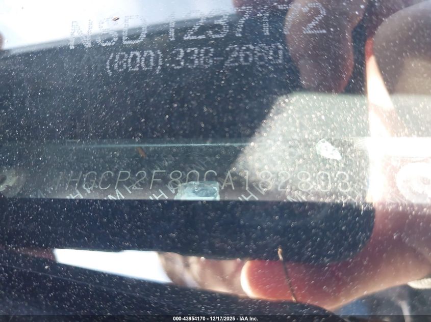 2012 Honda Accord 2.4 Ex-L VIN: 1HGCP2F80CA182803 Lot: 43954170