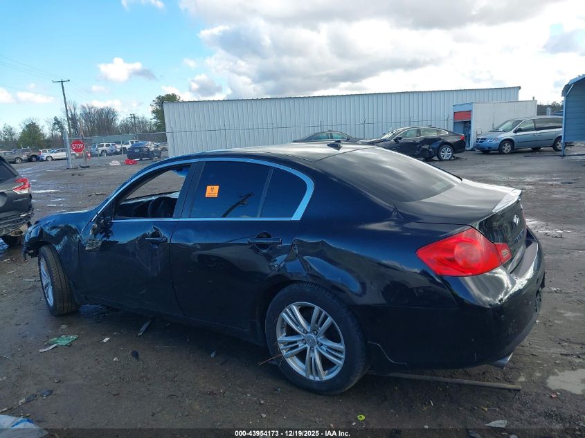 2013 Infiniti G37X VIN: JN1CV6AR2DM754159 Lot: 43954173