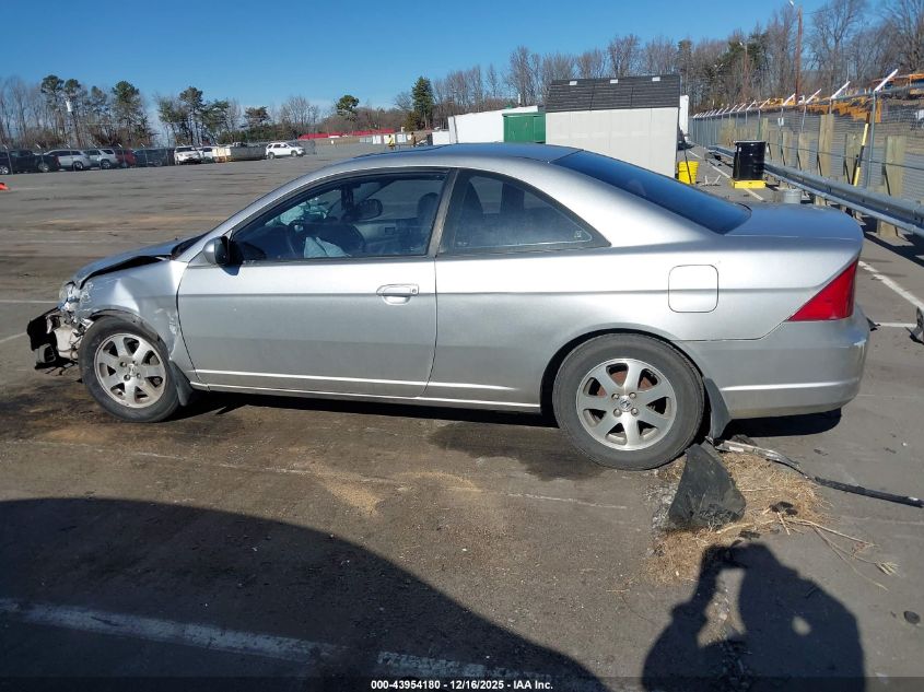 2003 Honda Civic Ex VIN: 1HGEM21933L015891 Lot: 43954180