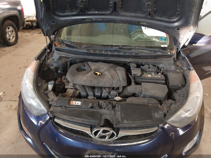 2013 Hyundai Elantra Gls VIN: 5NPDH4AEXDH232318 Lot: 43954189