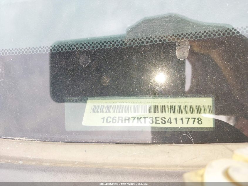 2014 Ram 1500 Express VIN: 1C6RR7KT3ES411778 Lot: 43954190