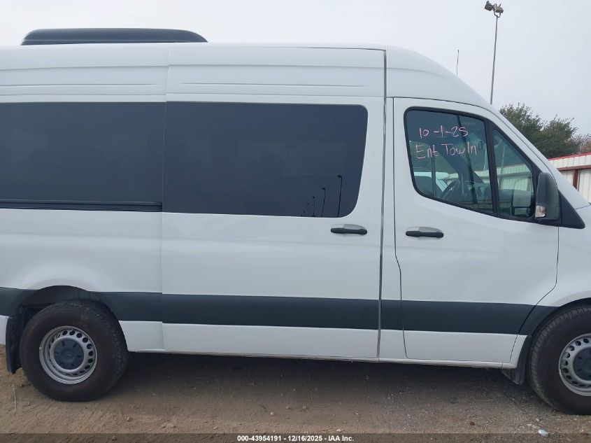 2024 Mercedes-Benz Sprinter 2500 Standard Roof 4-Cyl Diesel VIN: W1Z4KFHY6RP714395 Lot: 43954191