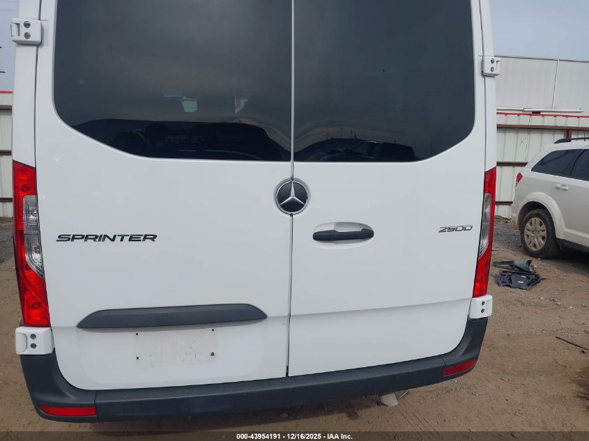 2024 Mercedes-Benz Sprinter 2500 Standard Roof 4-Cyl Diesel VIN: W1Z4KFHY6RP714395 Lot: 43954191