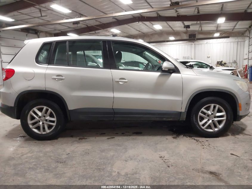 2011 Volkswagen Tiguan S VIN: WVGAV7AX7BW530813 Lot: 43954194